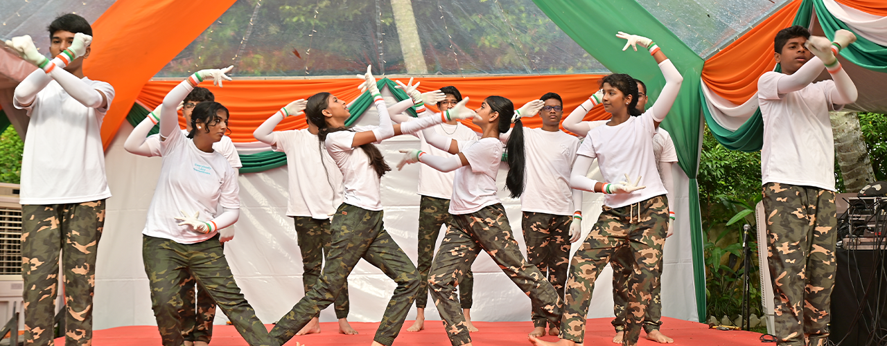 Patriotic performances by students and community groups marked the cultural segment on 79th Independence Day celebrations at India House.